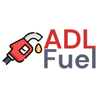 A Fuel Hose Nozzle with a drop of fuel dripping out next to the text ADL Fuel